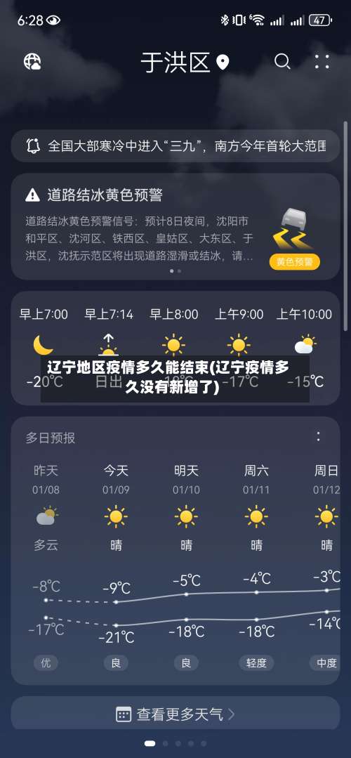 辽宁地区疫情多久能结束(辽宁疫情多久没有新增了)-第1张图片